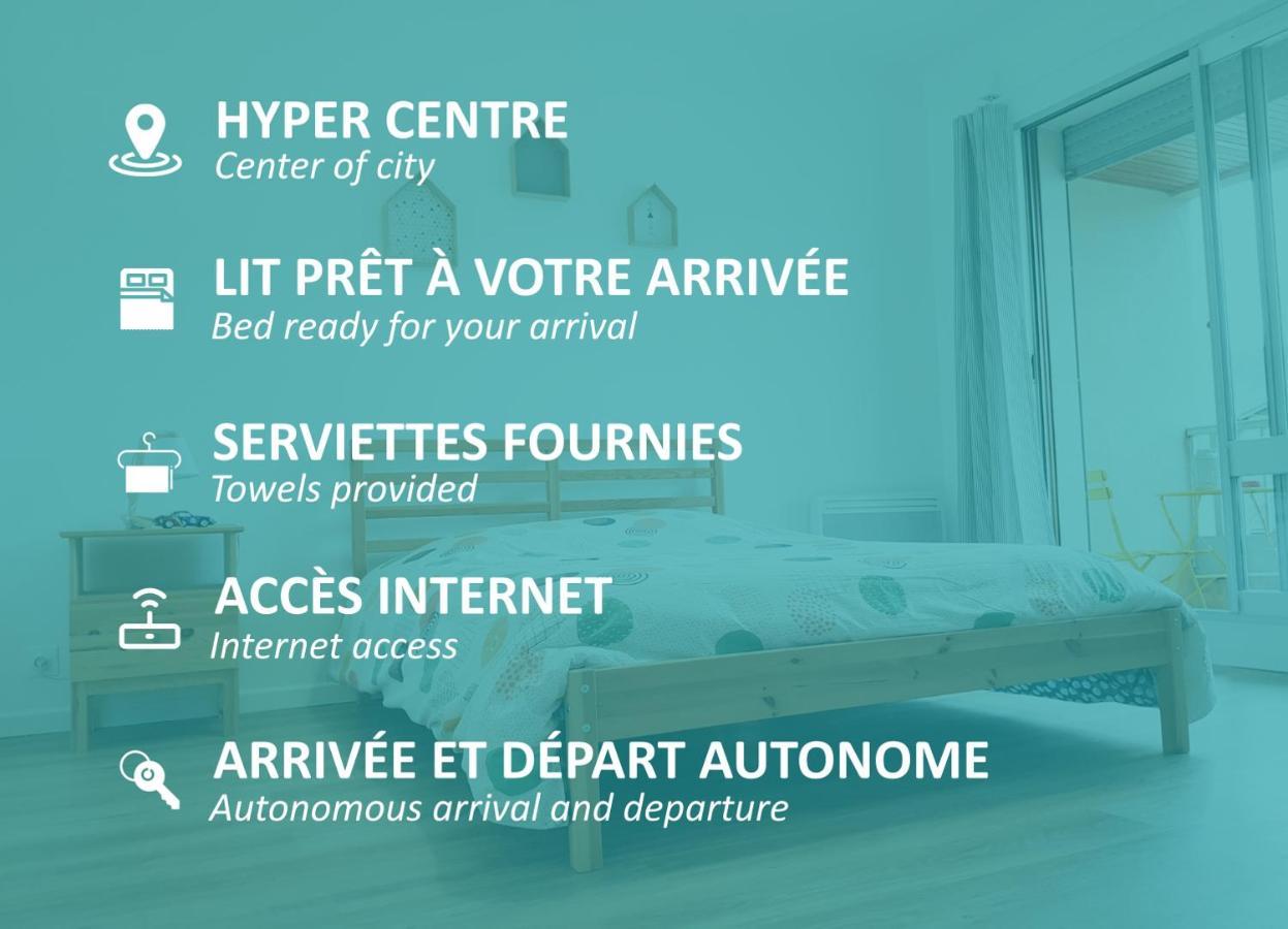 Studio Hyper Centre Avec Balcon Apartment Chateauroux Bagian luar foto